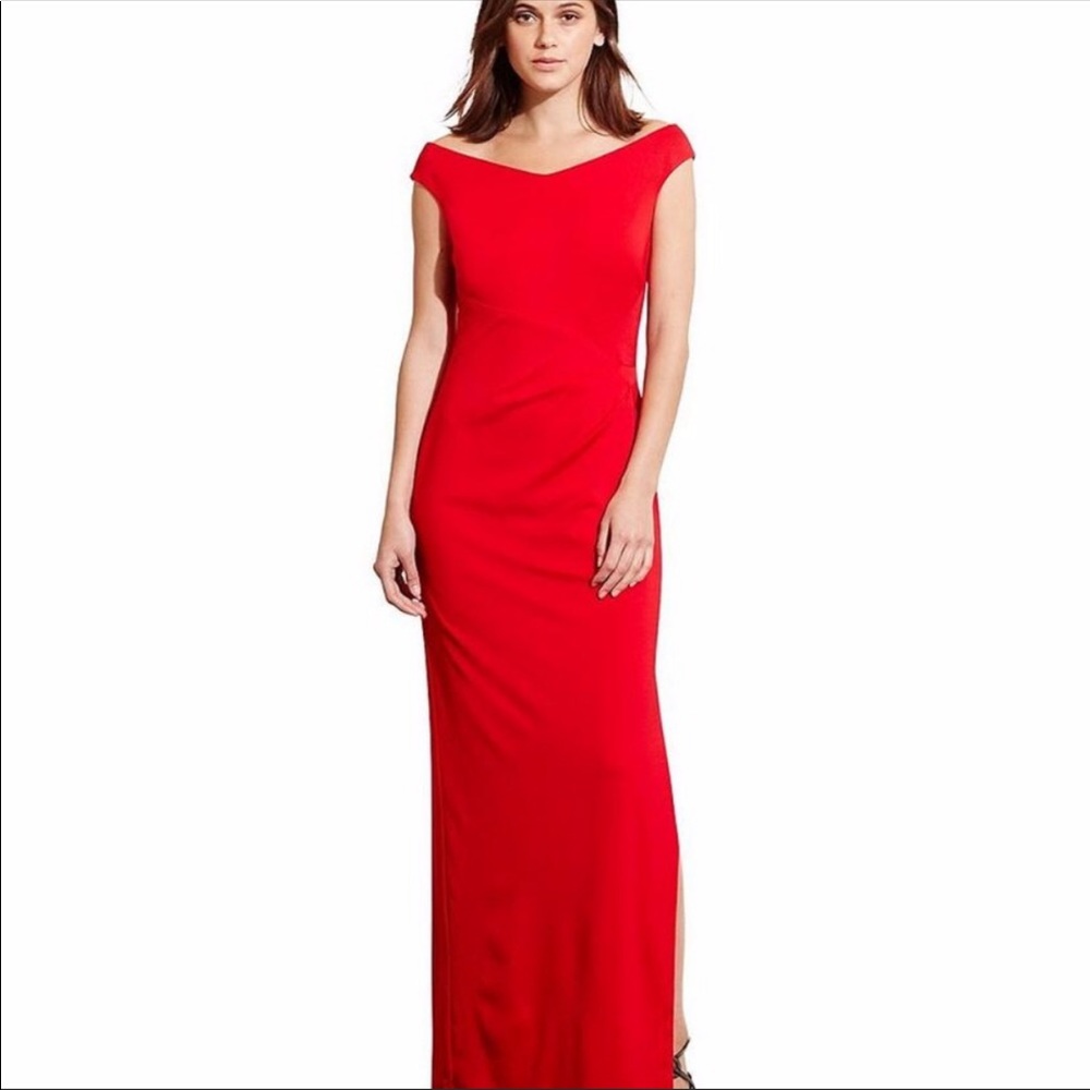 Red Ralph Lauren dress